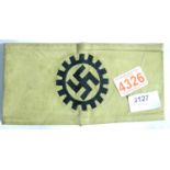 German WWII type TENO armband. P&P Group 1 (£14+VAT for the first lot and £1+VAT for subsequent