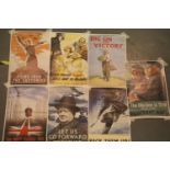 Collection of British WWII type Home Front posters, each 76 x 51 cm. P&P Group 2 (£18+VAT for the
