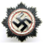 German WWII type silver Deutches Kreuz, makers mark verso, boxed. P&P Group 1 (£14+VAT for the first