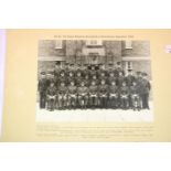British WWII 5th Battalion The King's Regiment Liverpool company photograph of officers and NCO's on