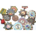 Eleven mixed enamelled Chinese medals. P&P Group 1 (£14+VAT for the first lot and £1+VAT for