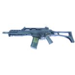 Heckler & Koch gas operated G36C, With two magazines. P&P Group 3 (£25+VAT for the first lot and £