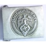 German Third Reich type Hitler Youth belt buckle. P&P Group 1 (£14+VAT for the first lot and £1+