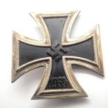 German WWII type Iron Cross first class pin back, showing three layers. P&P Group 1 (£14+VAT for the