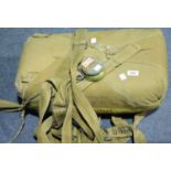 Post war X type paratroopers harness with dummy parachute. Not available for in-house P&P