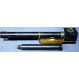 WWII type scope of indeterminate type, L: 76 cm. P&P Group 3 (£25+VAT for the first lot and £5+VAT