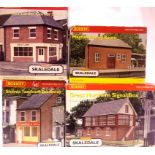 Four Hornby Skaledale buildings, Harolds ladder, Shimla Tandoori, Magna waiting room and Great