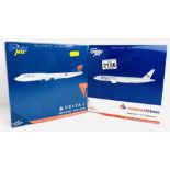 2x Gemini Jets 1:400 Airliners - To Include: AA 777, Delta 747 - Boxed, P&P Group 2 (£18+VAT for the