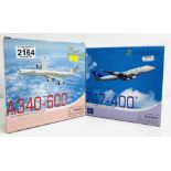 2x Dragon Wings 1:400 Airliners - To Include: Etihad A340-600, Saudi Arabian Airlines 747-400 -