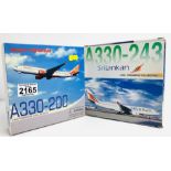 2x Dragon Wings 1:400 Airliners - To Include: Air India A330-200, Sri Lankan A330-243 - Boxed, P&P