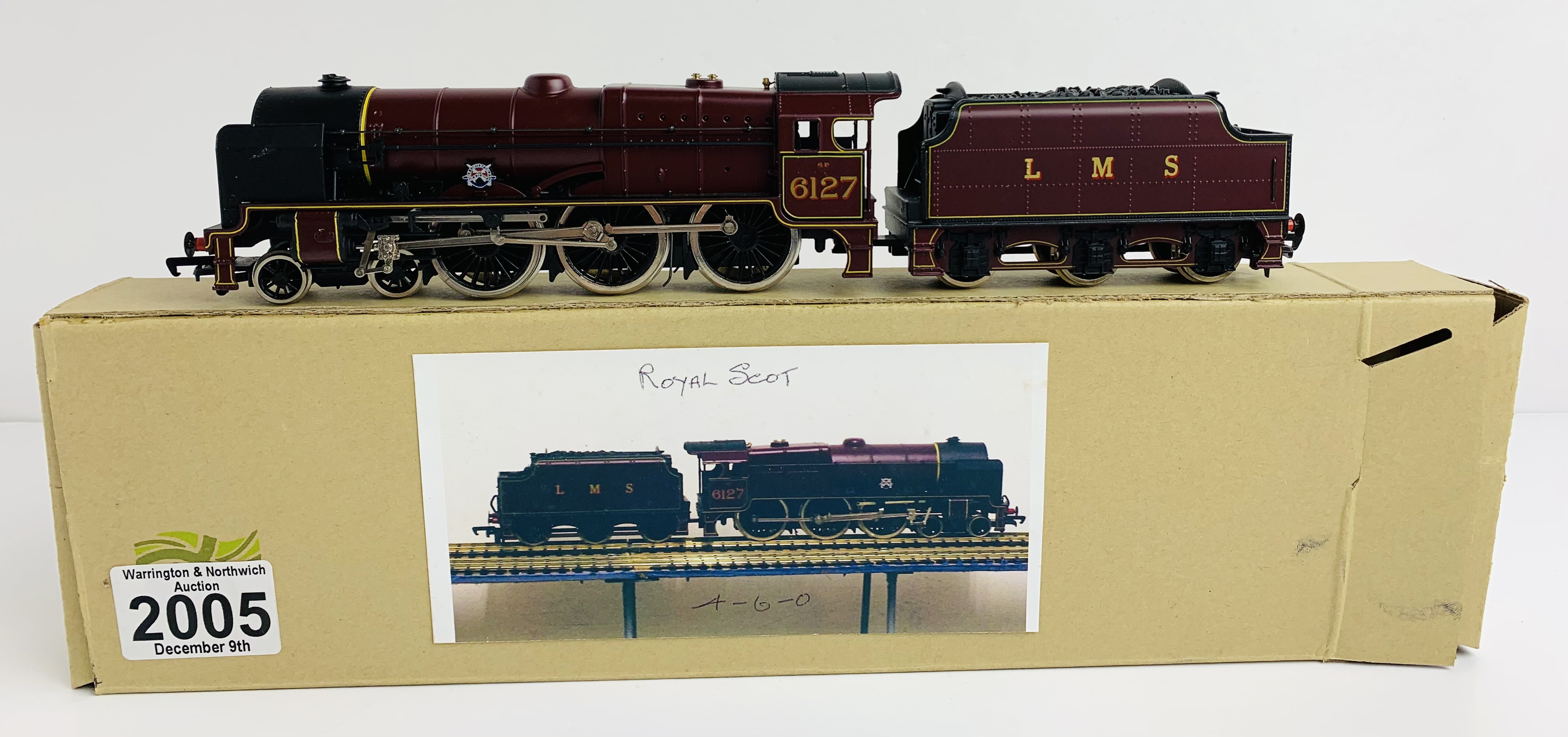 Mainline LMS 6127 'Old Contemptibles' Royal Scot Class Loco - P&P Group 1 (£14+VAT for the first lot