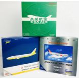 3x Gemini Jets 1:400 Airliners - To Include: Kenya 777-200, Royal Brunei 777-200ER, EVA AIR 747-