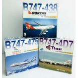 3x Dragon Wings 1:400 Airliners - To Include: Qantus 747-438, Canadian 747-475, Thai 747-4D7 -