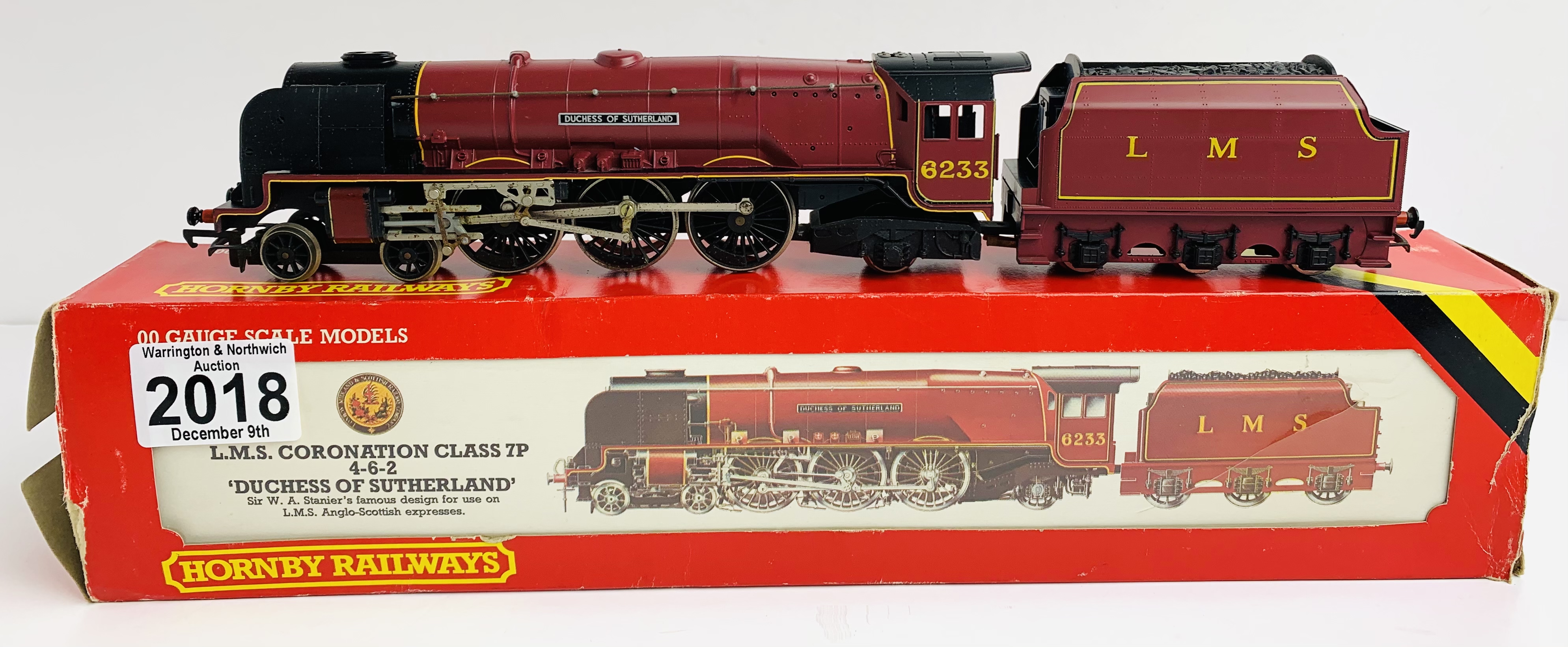 Hornby R066 LMS 'Duchess of Sutherland' 6233 Loco - Boxed P&P Group 1 (£14+VAT for the first lot and