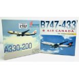 2x Dragon Wings 1:400 Airliners - To Include: Air China A330-200, Air Canada 747-433 - Boxed, P&P