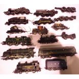 Five Hornby/Bachmann locos all for spares or repair, and five lovo chassis/motors, one diesel