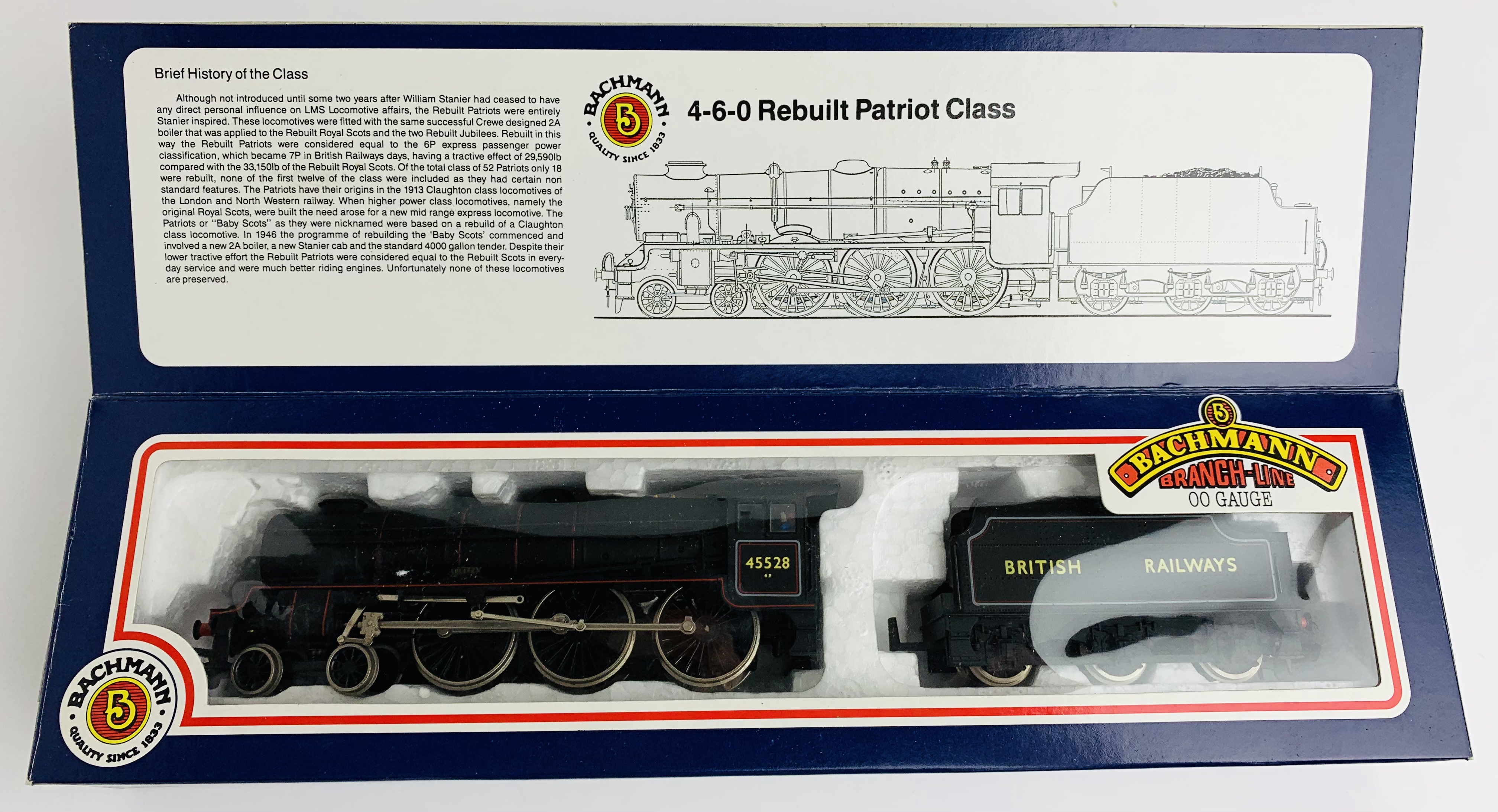 Bachmann 31-200 'Blake' No.45528 - British Railways - Boxed - P&P Group 1 (£14+VAT for the first lot