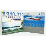 2x Dragon Wings 1:400 Airliners - To Include: Qatar A330-300, Air China A340-313 - Boxed, P&P