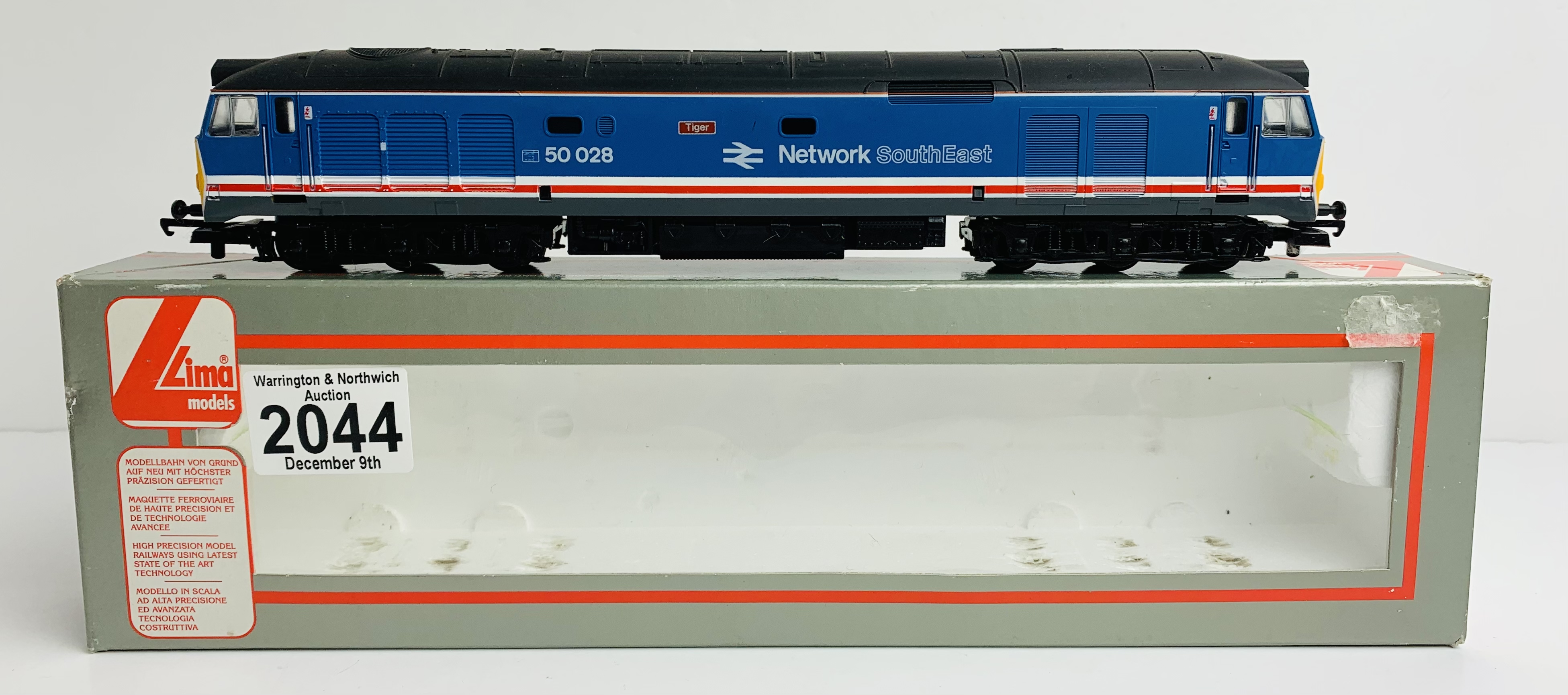 Lima 205280 NSE 'Network Southeast' 50028 'Tiger' Loco - Boxed P&P Group 1 (£14+VAT for the first