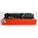 Hornby OO BR Green 'Tennyson' 70032 Loco - Supplied in Custom Leatherette Red Box - P&P Group 1 (£