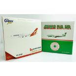 2x Gemini Jets 1:400 Qantas A380 & EVA Air 747-45E - Boxed, P&P Group 2 (£18+VAT for the first lot