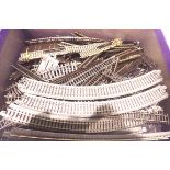 Quantity of N Gauge set track pieces, various makes. P&P Group 2 (£18+VAT for the first lot and £3+
