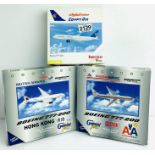 3x Herpa Wings / Gemini Jets 1:400 Airliners - To Include: Egypt Air 777-200, British Airways 777-