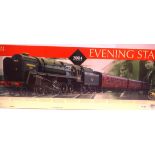 Hornby Marks and Spencers exclusive Evening Star train set, loco, three coaches, track etc, as new/