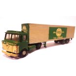 Kit built white metal Foden tractor unit and box trailer, finished in Atlas Express livery. P&P