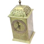 Buren early 20th century brass cased lantern clock after the original by Emmanuel Bull in 1600,