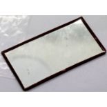 WWII Private Purchase Waffen SS mirror from the canteen shop. P&P Group 1 (£14+VAT for the first lot