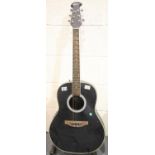 Applause Summit Series six string acoustic electric bowl back guitar model no AE21. Not available