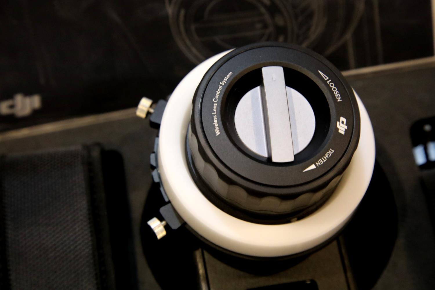 dji Focus wheel wireless lens, with straps and accessories, in a fitted DJI hard case. P&P Group - Image 3 of 5