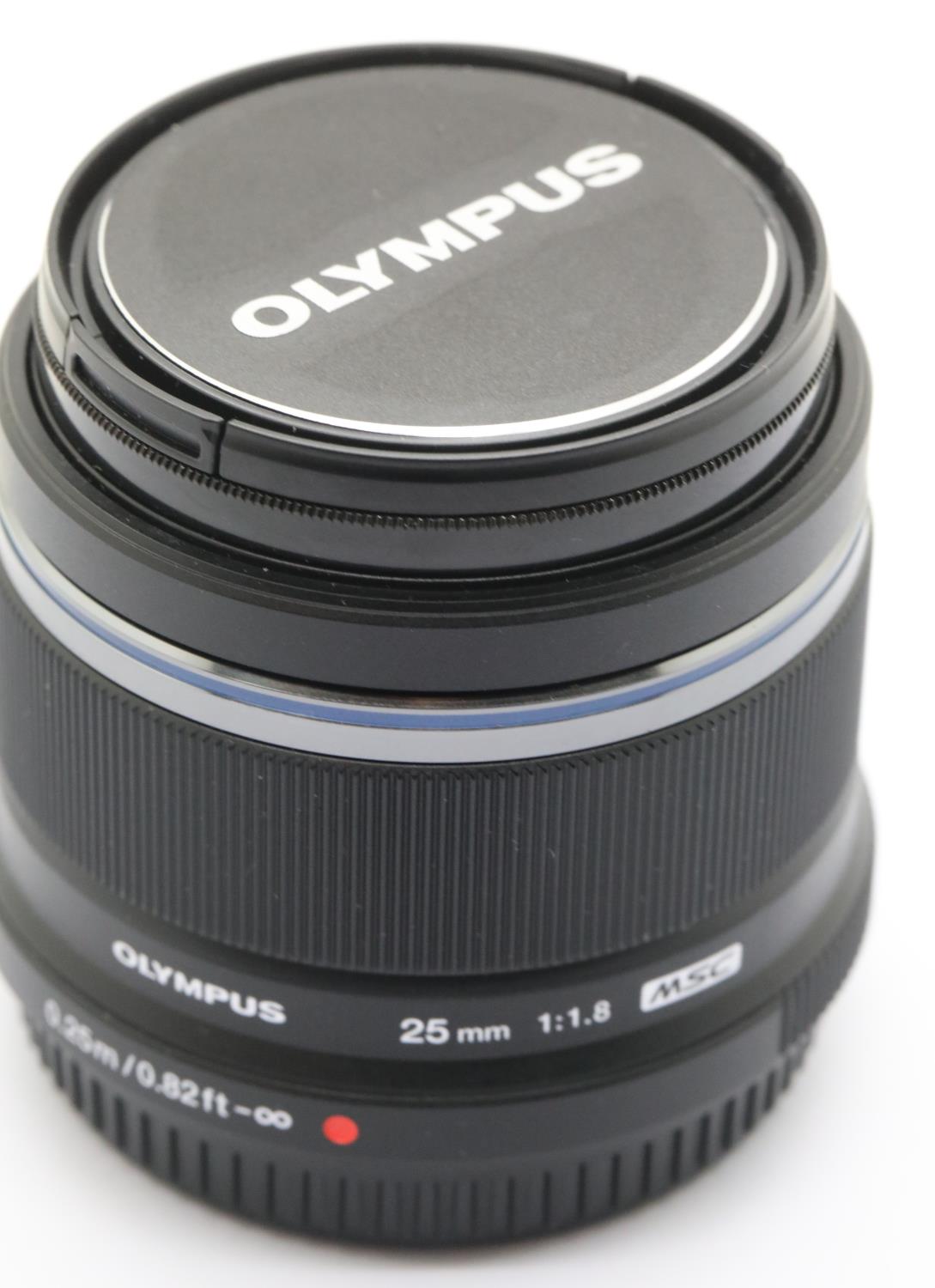 Olympus M. Zuiko digital lens, 25mm 1:1.8. P&P Group 1 (£14+VAT for the first lot and £1+VAT for - Image 4 of 4