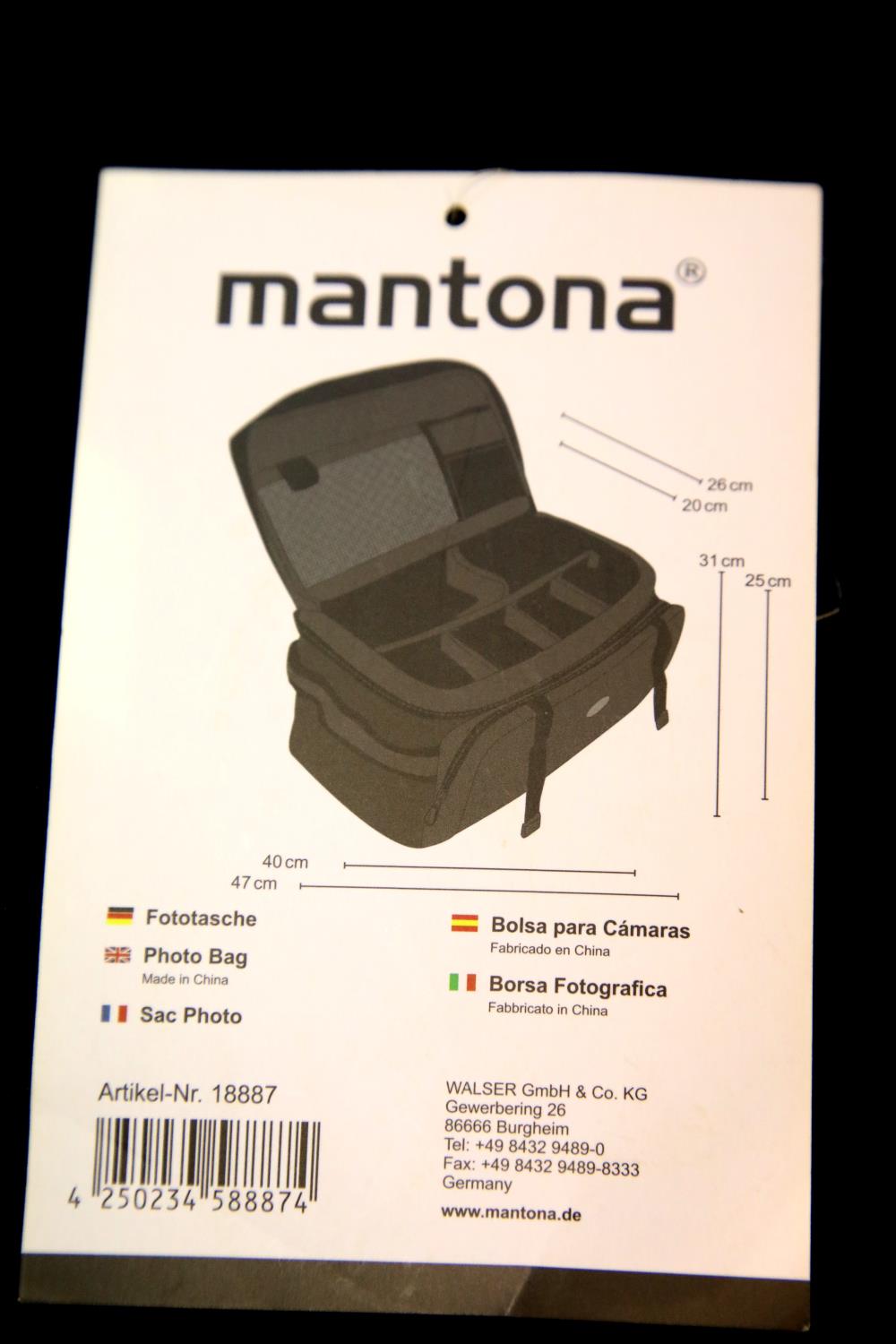 Mantona camera case, unused. P&P Group 3 (£25+VAT for the first lot and £5+VAT for subsequent lots) - Image 4 of 4