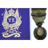 Queen Victoria Jubilee 1887 enamelled white metal medal and a Jubilee edition of The New