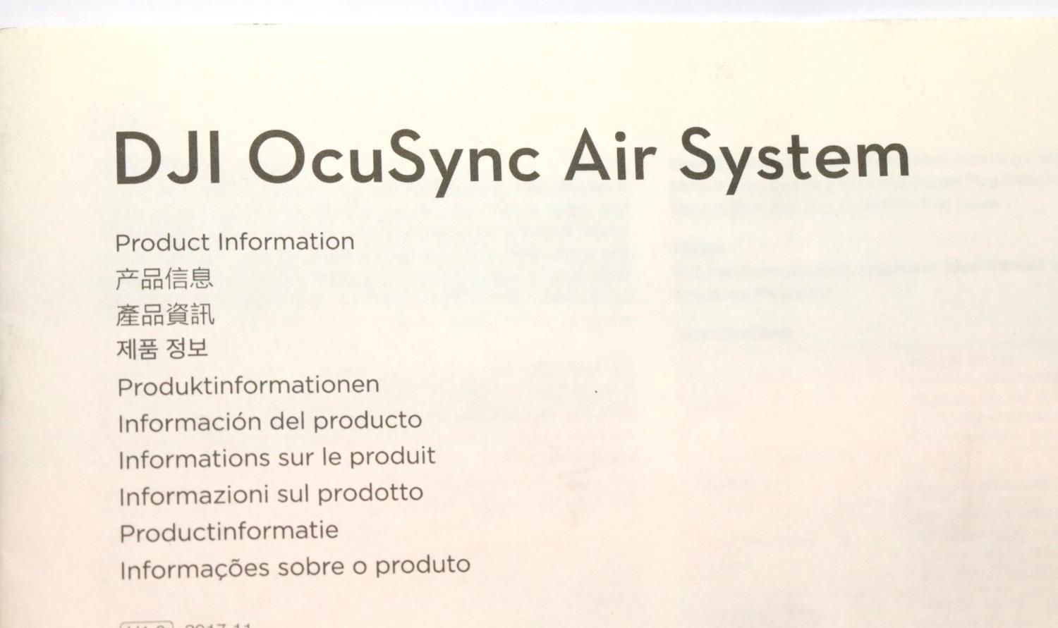 dji Ocusync Air System, boxed. P&P Group 1 (£14+VAT for the first lot and £1+VAT for subsequent - Image 2 of 3