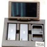 dji CrystalSky monitor, CS550 5.5" screen with 2 x batteries and charger. P&P Group 2 (£18+VAT for