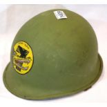 Vietnam War Era A.R.V.N Helmet. No liner. P&P Group 2 (£18+VAT for the first lot and £3+VAT for