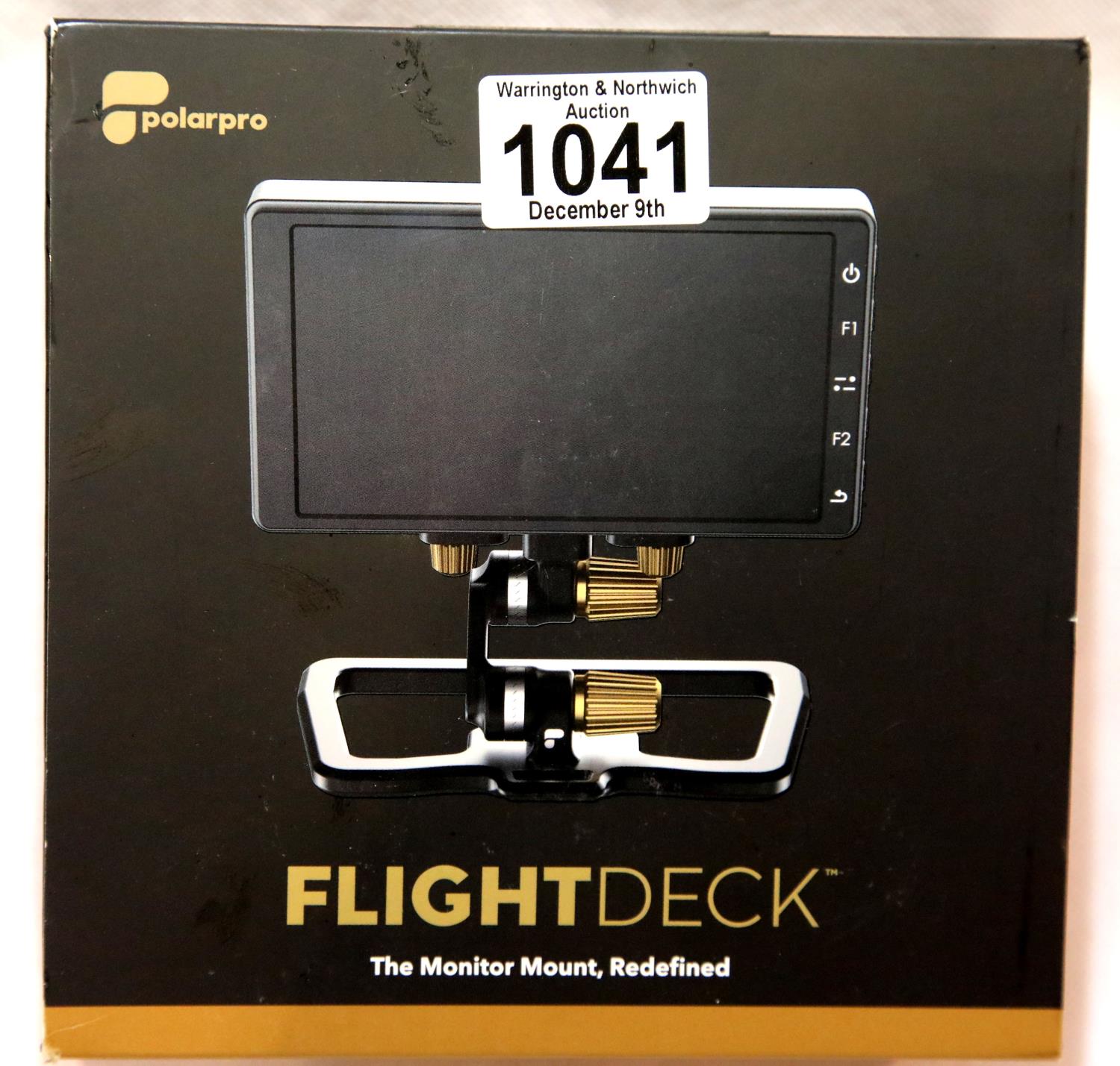 Polarpro Flight Deck Monitor Mount, boxed. P&P Group 2 (£18+VAT for the first lot and £3+VAT for