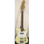 Jedson 1960s small bodied Telecaster style electric guitar. P&P Group 3 (£25+VAT for the first lot