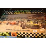 Vintage Scalextric motor racing set 50, lacking cars. Not available for in-house P&P