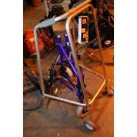 Drive medical walking frame and a three wheeled disability walker. Not available for in-house P&P