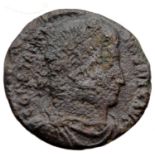 Roman Bronze AE3 Constantine dynasty, standing Centurions holding Standards. P&P Group 1 (£14+VAT
