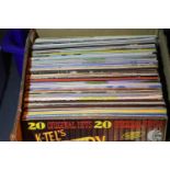 Box of mixed Easy Listening LPs. Not available for in-house P&P
