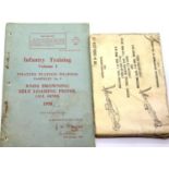 9mm Browning Pistol Training Manual Dated 1958 & M60 Machine Gun Dated 1985. P&P Group 1 (£14+VAT