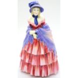 Royal Doulton A Victorian Lady figurine, HN 728, potted by Doulton & Co. P&P Group 3 (£25+VAT for