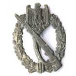 WWII German Late War Tombak Infantry Assault Badge. P&P Group 1 (£14+VAT for the first lot and £1+