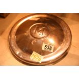 Morris 9" aluminium hub cap. Not available for in-house P&P