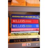 Selection of hardback referencing books to include Millers. Not available for in-house P&P